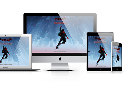 Site OnePage Spider-Man