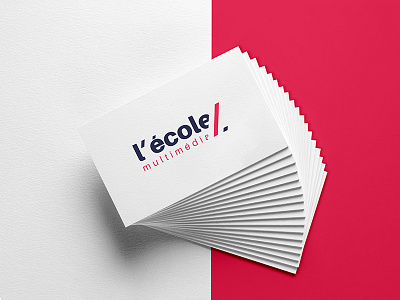 L'École Multimedia - Brand Identity brand business card design identity logo logotype redesign