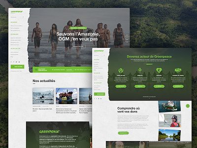 Greenpeace - Website redesign