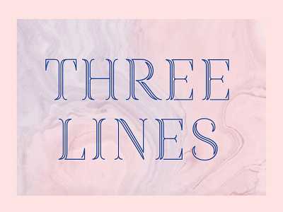 Three Lines alphabet font graphic design typography typography design