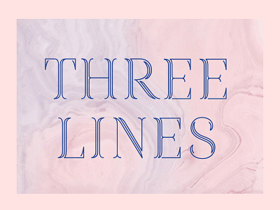 Three Lines