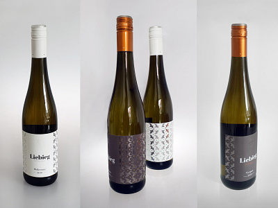 Schlossgut Liebieg campaign graphic design label packaging vine