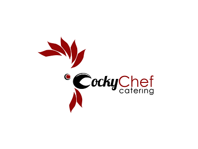 cocky chef logo design illustration logo vector