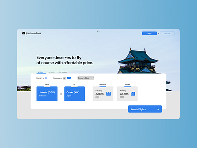 Joestar Airlines airlines travel traveling uidesign uidesigner uiux uxdesign webdesign