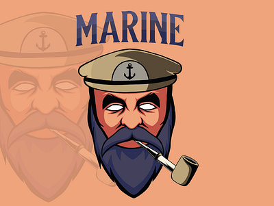 marine @daily ui @graphicdesign @logo cartoon icon illsutration illsutrator illustraion illustrator logodesign logotype typogaphy typographic vector