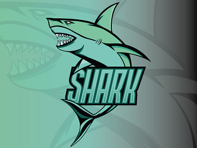 Logo Shark @daily ui @design @graphicdesign @logo esport illustration logodesign logotype shark typography vector