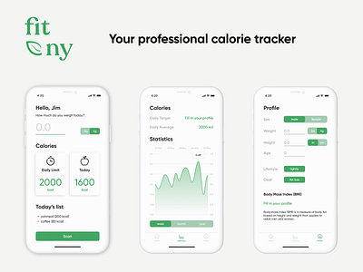 Fitony App — control your weight