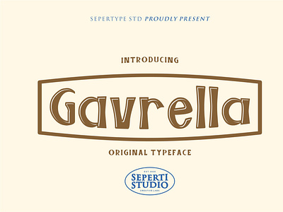 Gavrella Preview Font design font font awesome fonts logo preview font typography ui