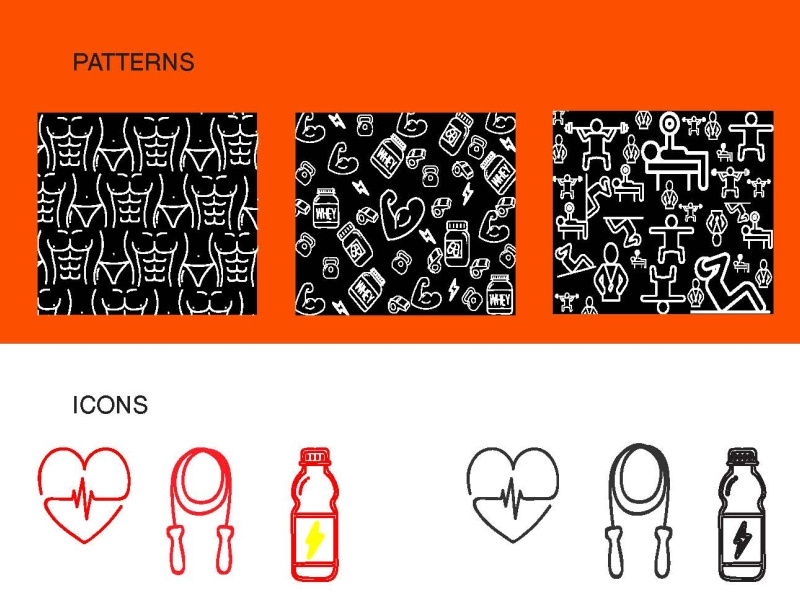Visual identity patterns and icons by keynaz varanlou on Dribbble