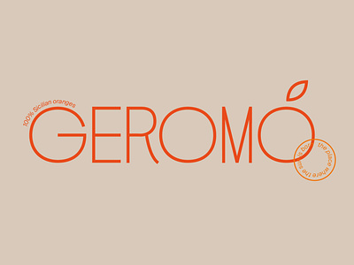 GEROMO logo design identity illustration logo