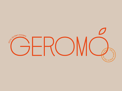 GEROMO logo design identity illustration logo