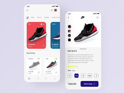 Shoes App app app design clean design design app designer mobile mobile app mobile app design mobile design mobile ui modern shoe shoes shoes app store ui ui ux ui design ux