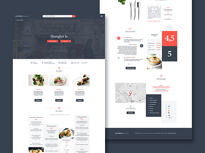 Guide Michelin restaurant page redesign