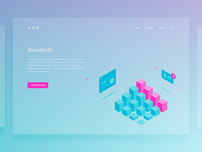 Scalability design digital graphic design hero image illustration isometric scalability