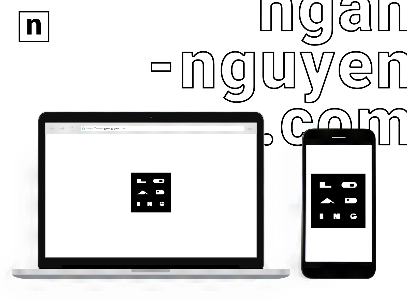 ngan-nguyen.com css design html personal website portfolio portfolio site ui web design website