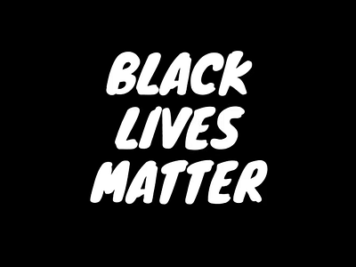 Black Lives Matter - Let's Stand Up