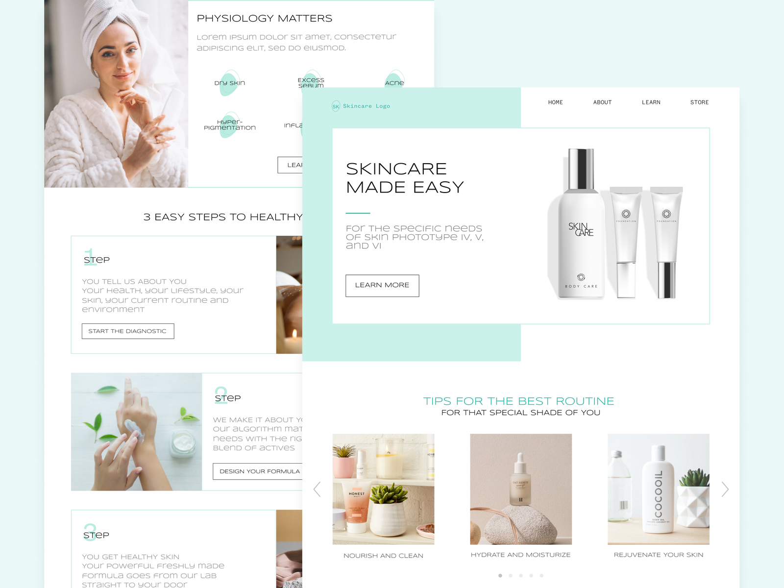 Skincare Branding Design by CC Creative on Dribbble