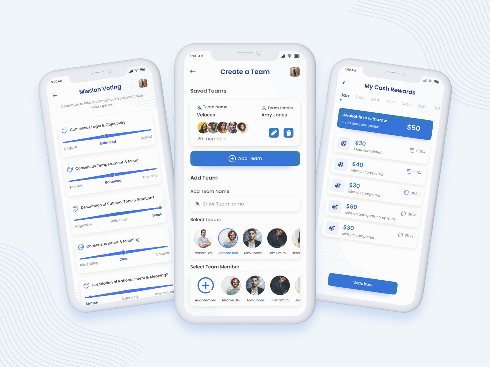 Company Goal Rewards App by CC Creative on Dribbble