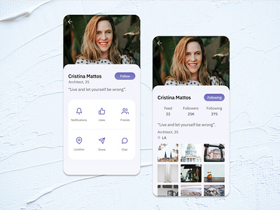 Daily UI Challenge #006 - User Profile