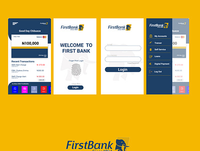 UI proposal for firstbank app-by Samuel Chibueze