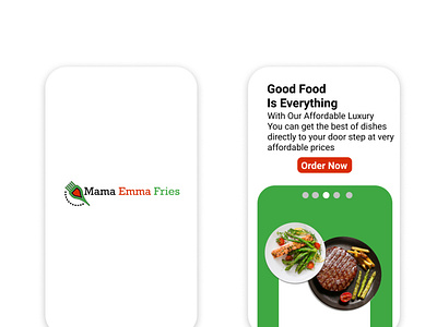 Mama Emma Fries UI app view