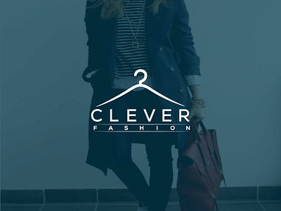 Clever Fashion Logo Design brand identity clothing brang logo clothing hanger logo creative logo fashion logo logo logo identity logodesign
