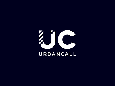 Urban Call Logo Design brand identity branding logo creative logo eye catching logo logo logo design minimalist logo typography logo uc logo urban call urban logo