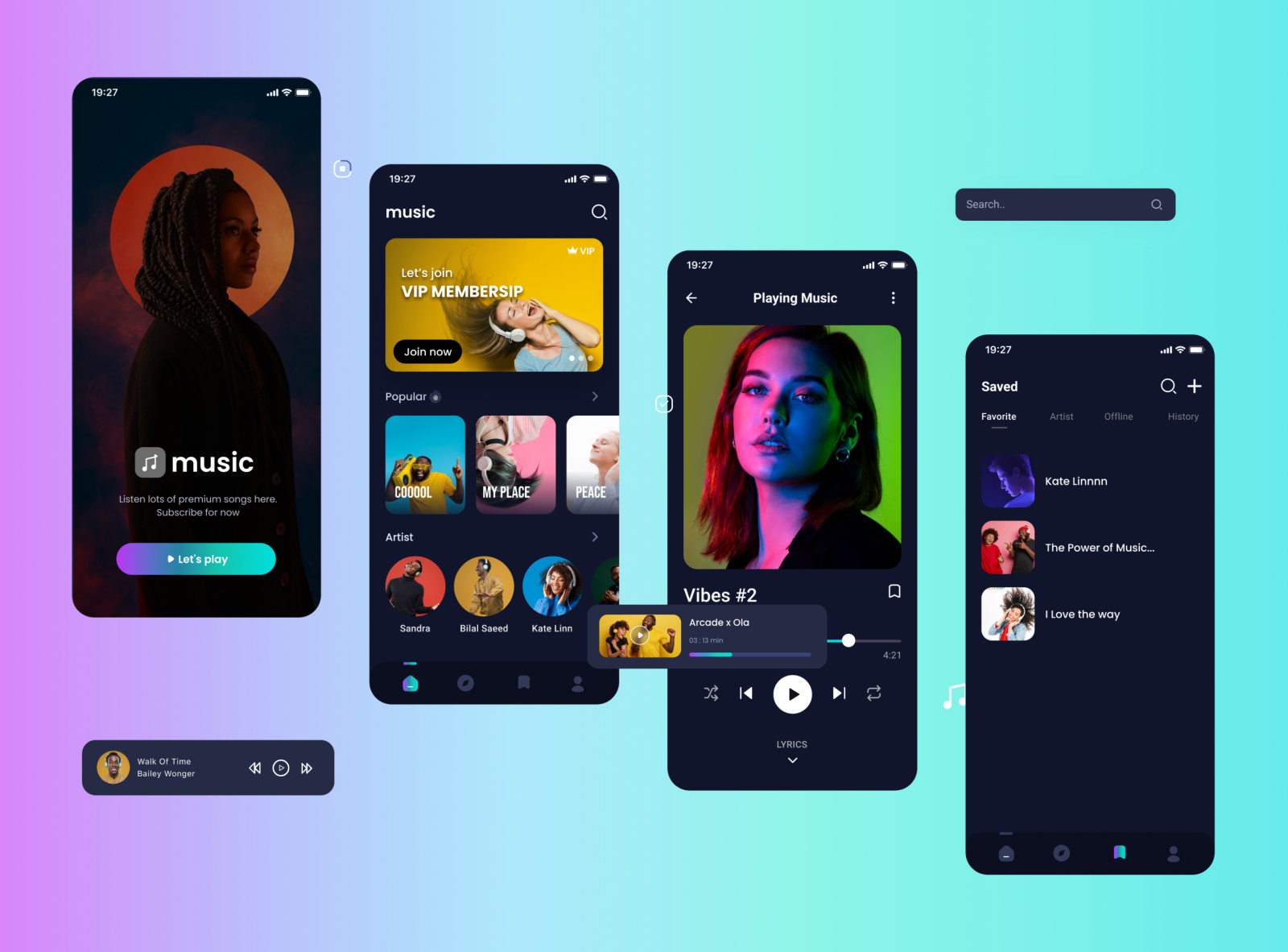 Music UI by Pooja Gupta on Dribbble