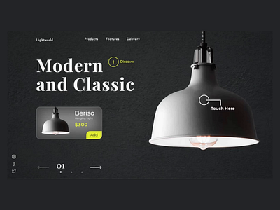 Luxury Light Company business site design ecommerce ecommerce website light business lighting web design minimal product page product ui ui ui insipiration uidesign ux web web app web design web ui website design