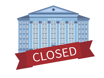 The museum is closed during the pandemic.