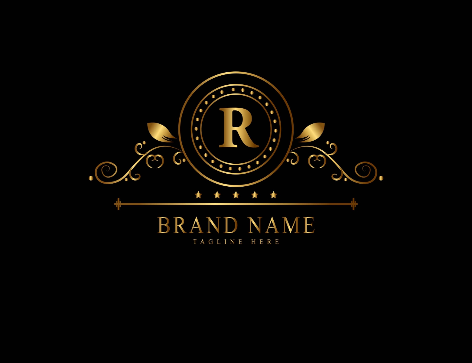 LOGO LETTER R PREMIUM GOLD by sulistyawan on Dribbble