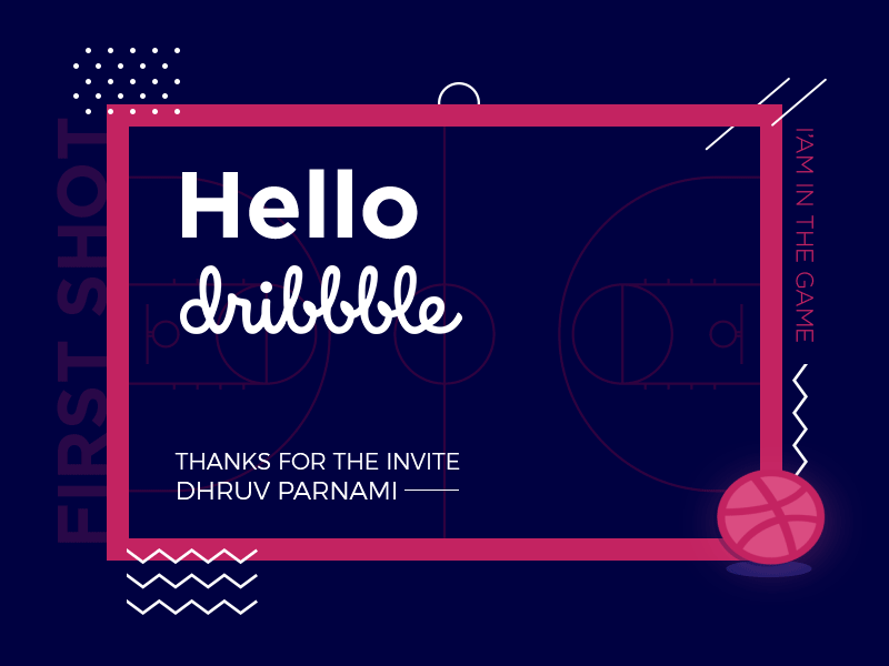 Hello Dribbble! debut hello thanks ui ux