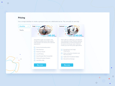 The "Pricing" block from one of project adobe photoshop design figma price ui web webdesign