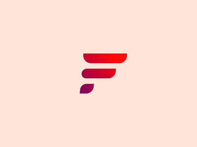 Unused 'F' logo art icon logo typography