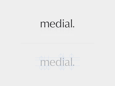 Medial Logo Design branding design illustrator logo type typography wordmark