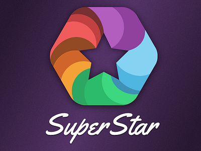 Super Star branding design icon illustration logo vector