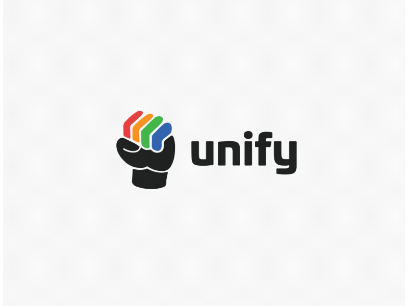 unify logo animation 2d 2danimation aftereffects animated gif animation design illustration logo animation logos