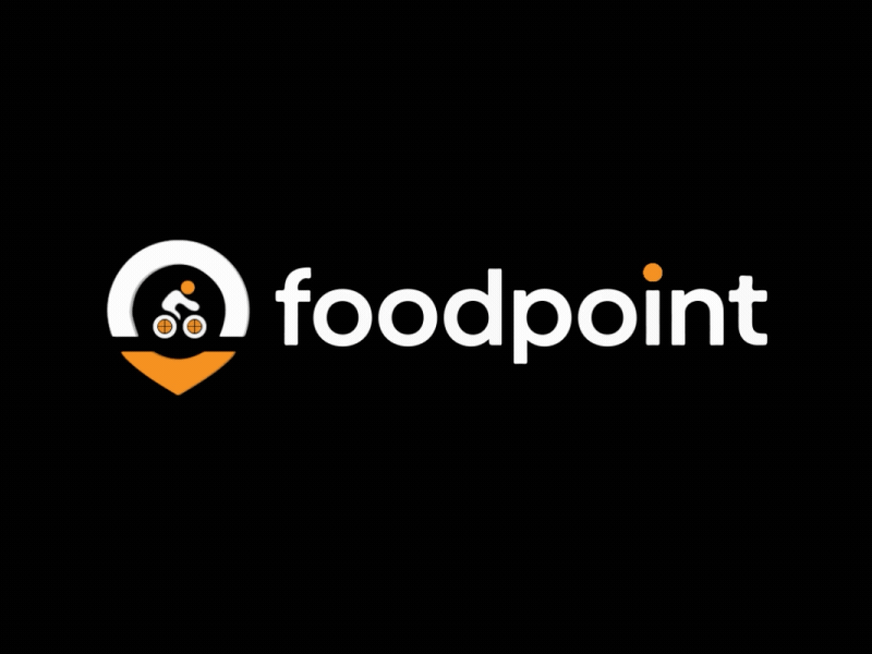 foodpoint Logo Animation 2d 2danimation aftereffects animated gif animation brand branding design logo logo animation motion graphics