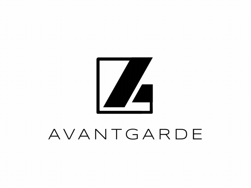 AVANTGARDE Logo animation 2d 2danimation aftereffects animated gif animation black design intro logo logo animation logoanimation motion graphics