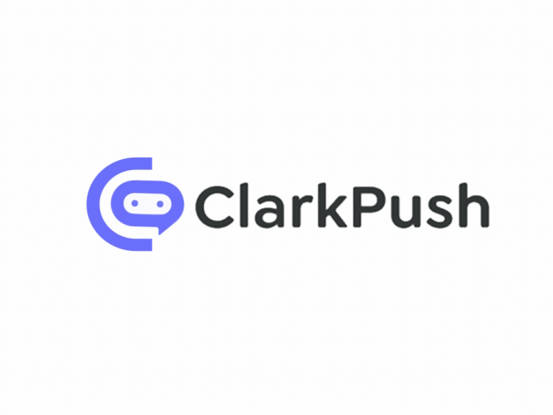 Clarkpush Logo Animation 2d 2danimation aftereffects animated gif animation design illustration logo logo animation motion graphics