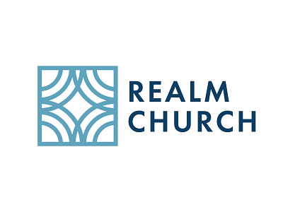Realm Church Logo branding design icon logo typography