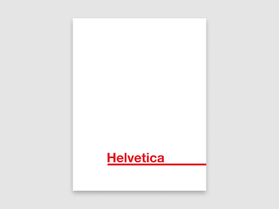 Helvetica Poster design geometric helvetica typography vector