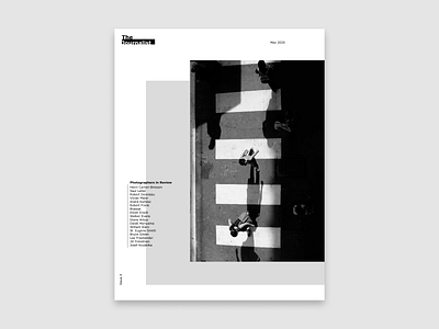 The Journalist branding design geometric magazine magazine cover typography
