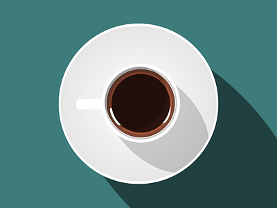 Morning Routine coffee coffee logo flat icon illustration