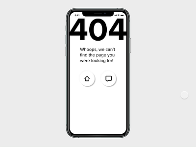 404 Page - Mobile & Desktop app dailyui design geometric ui ux vector web