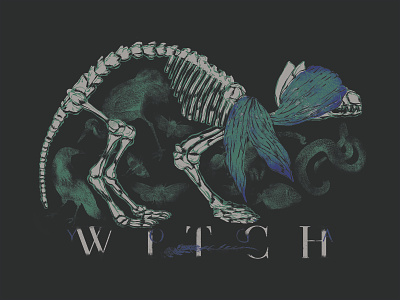 Witch Yoga cat catskull design doom goth occult posture shirt skeleton skull stonermetal witch yoga yogashirt