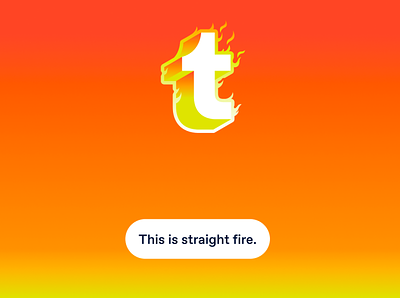 Tumblr Blaze fire logo logo variation tumblr