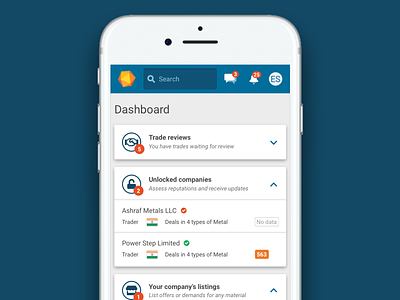 Dashboard app dashboard mobile