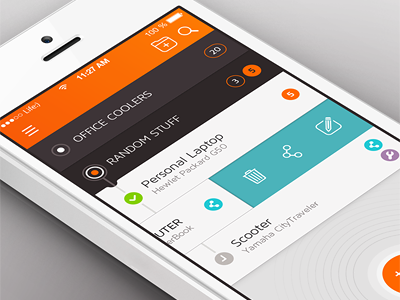 BoughtStuff Edit Asset app application button gif ios iphone mobile ui ui design user interface ux