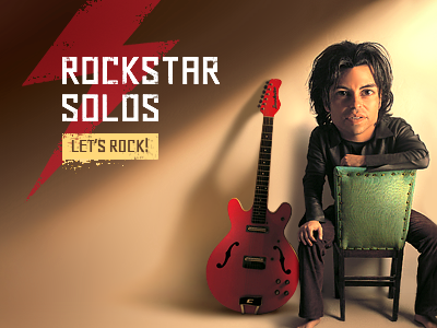 Rockstar Solos actor cartoon cool cute face game grunge guitar rock rockstar toy